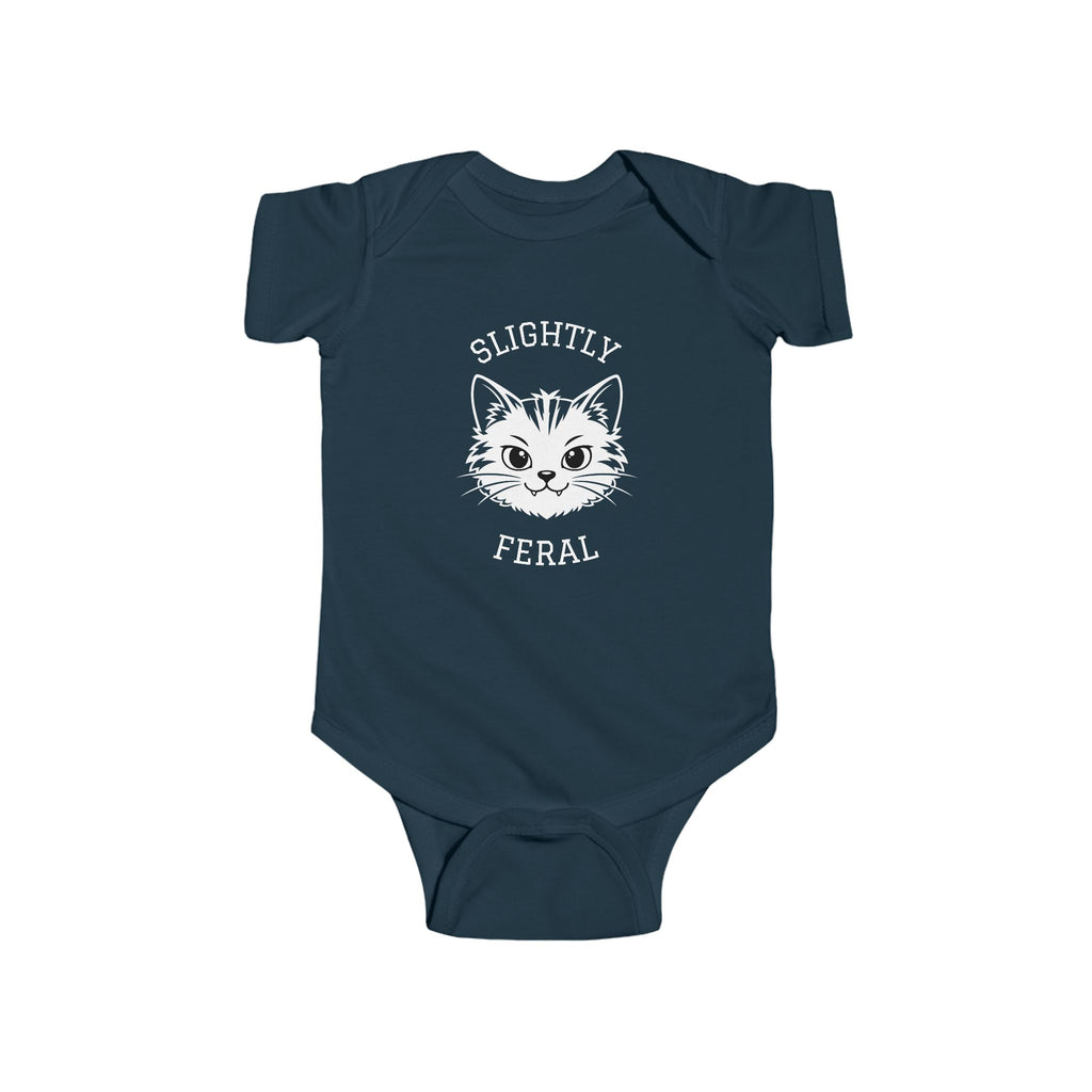 Slightly Feral Baby — Cute Cat Infant Onesie