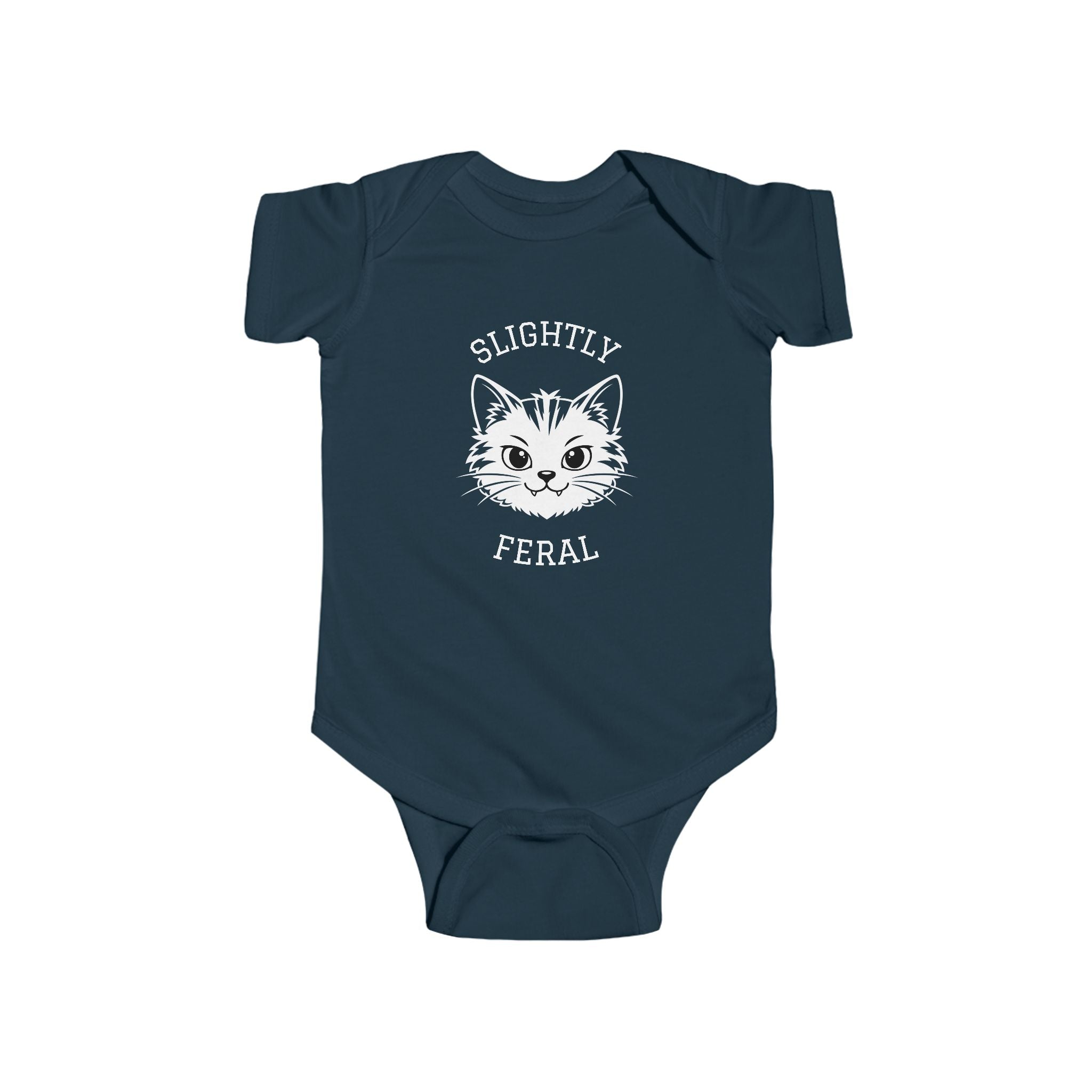 Slightly Feral Baby — Cute Cat Infant Onesie