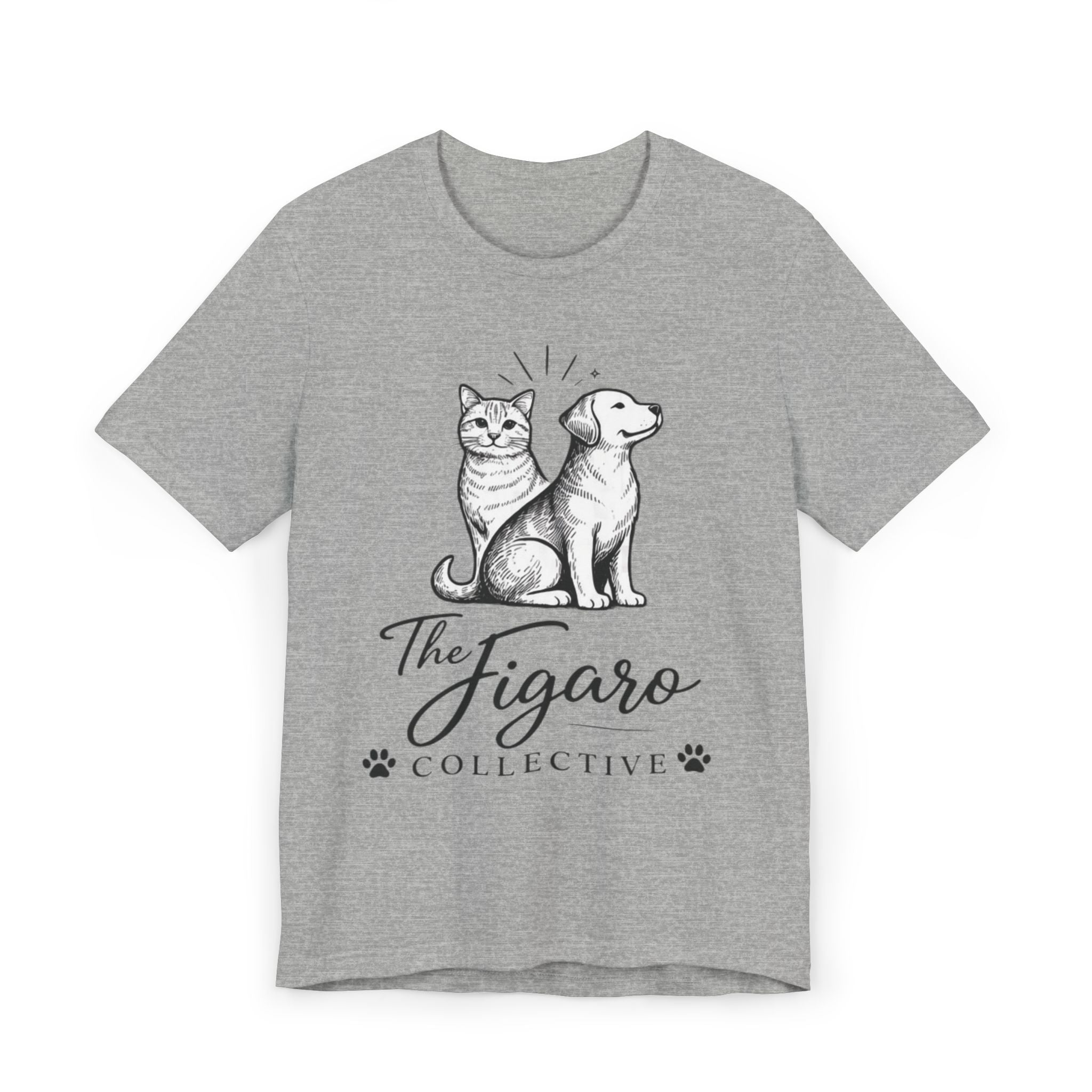 Figaro & Angus - Cat and Dog Siblings T-Shirt