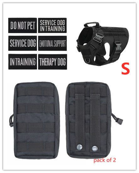 Tactical Dog Harness - Adjustable - Military Style