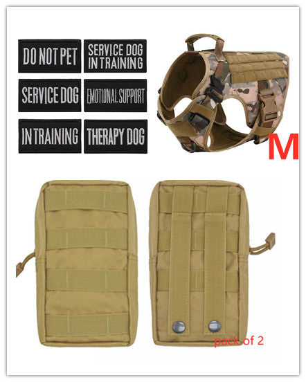 Tactical Dog Harness - Adjustable - Military Style