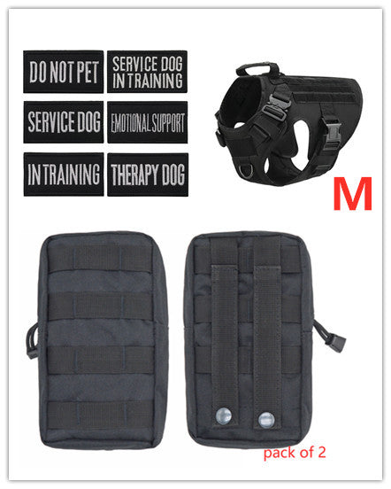 Tactical Dog Harness - Adjustable - Military Style