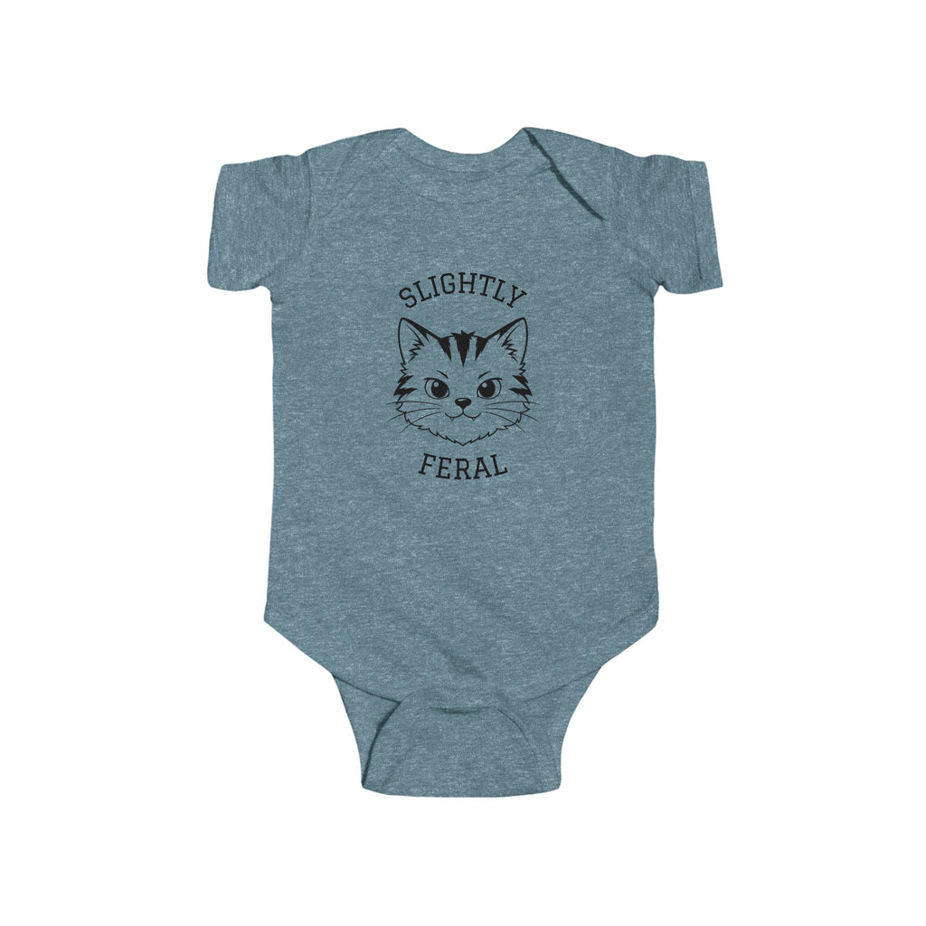 Slightly Feral Baby — Cute Cat Infant Onesie