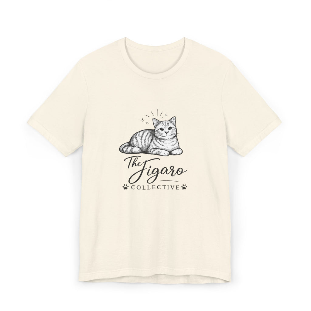 Figaro Collective Cat T-Shirt — Vintage Sketch Kitten Tee