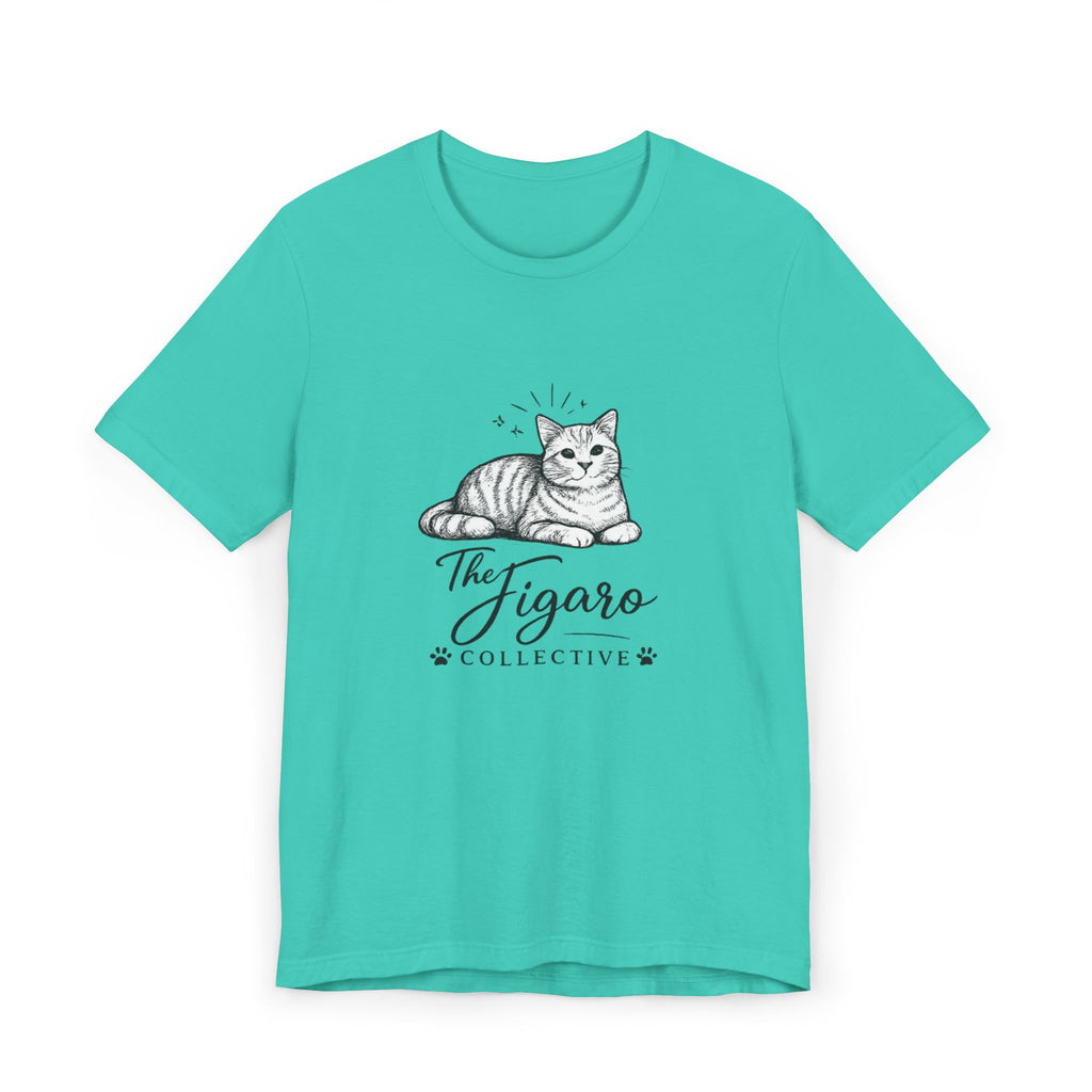 Figaro Collective Cat T-Shirt — Vintage Sketch Kitten Tee