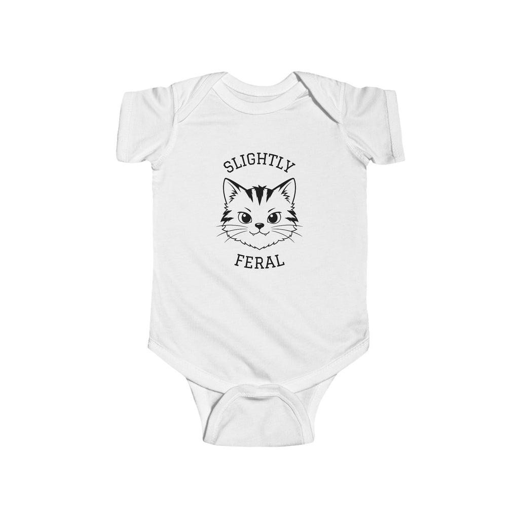 Slightly Feral Baby — Cute Cat Infant Onesie