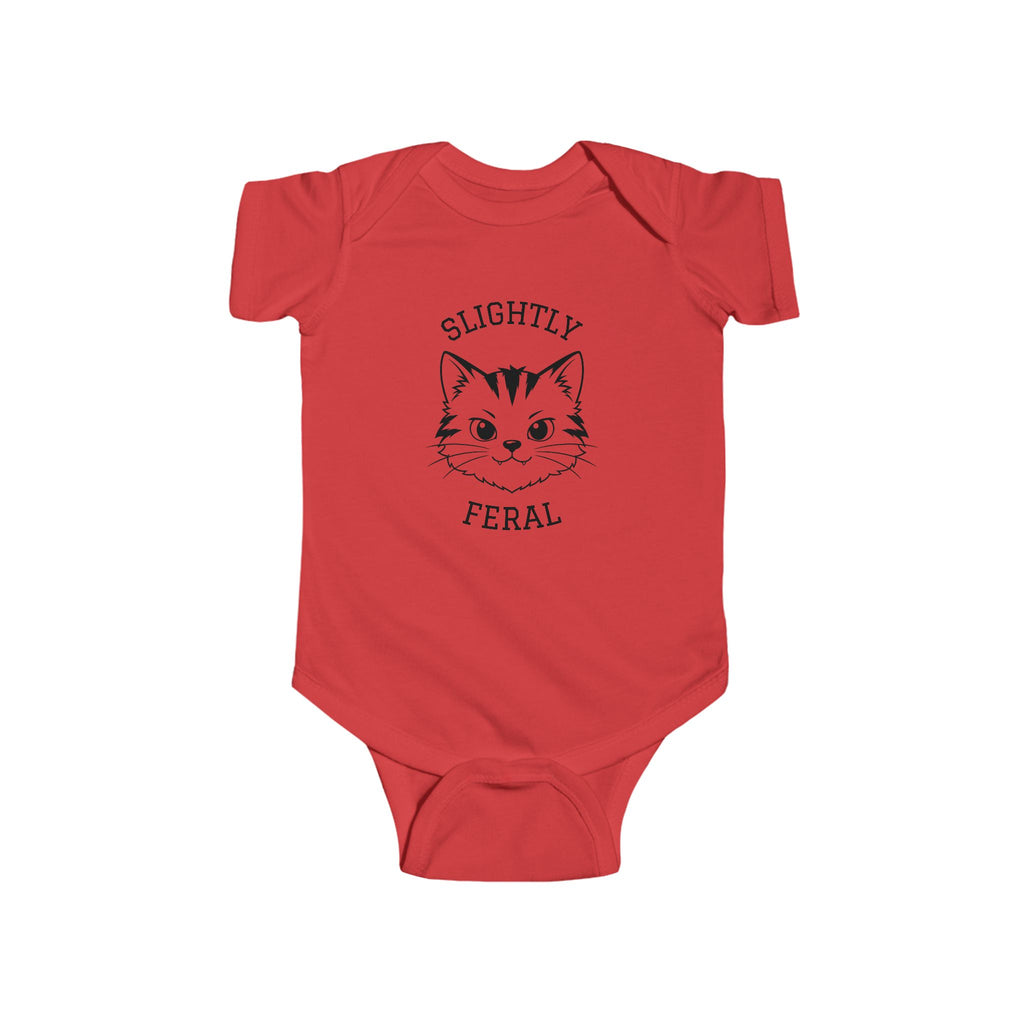 Slightly Feral Baby — Cute Cat Infant Onesie