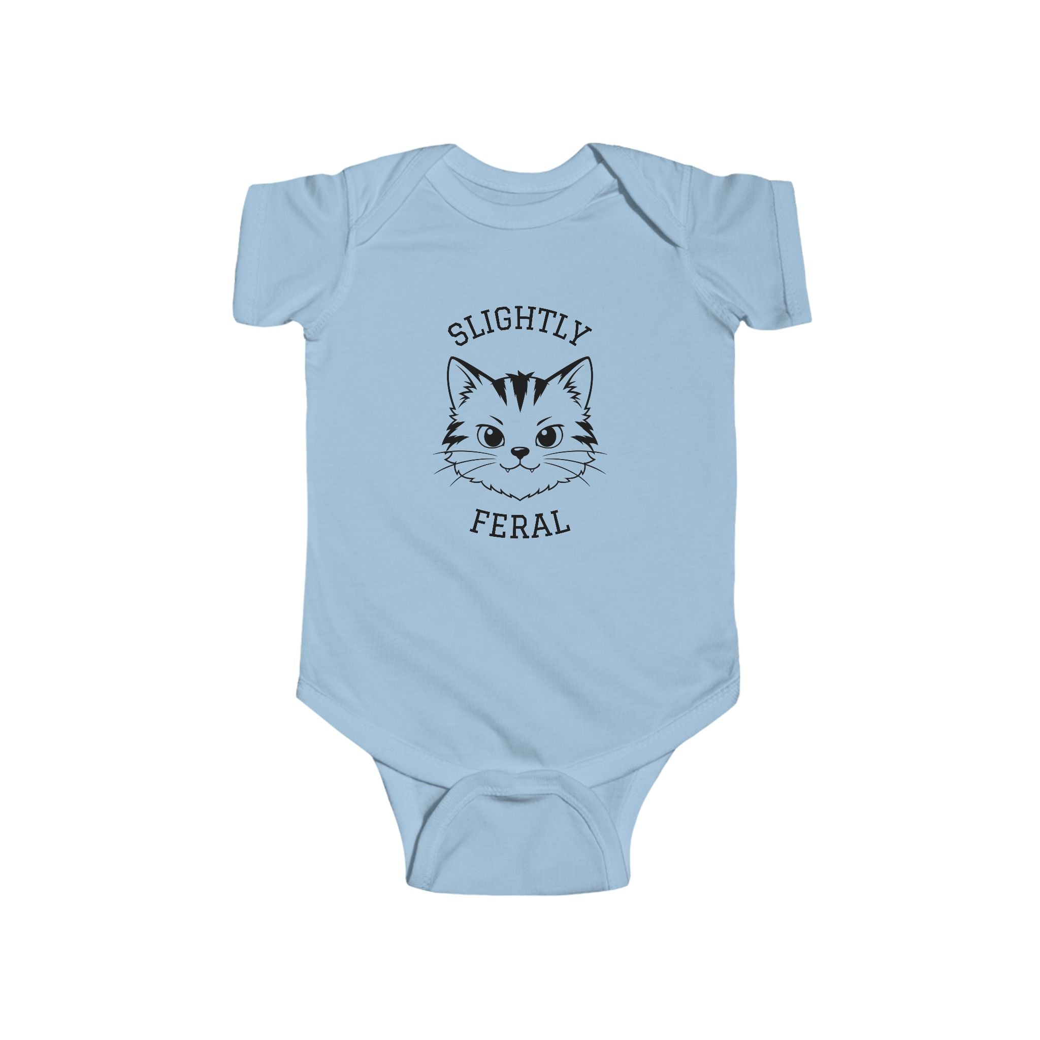 Slightly Feral Baby — Cute Cat Infant Onesie