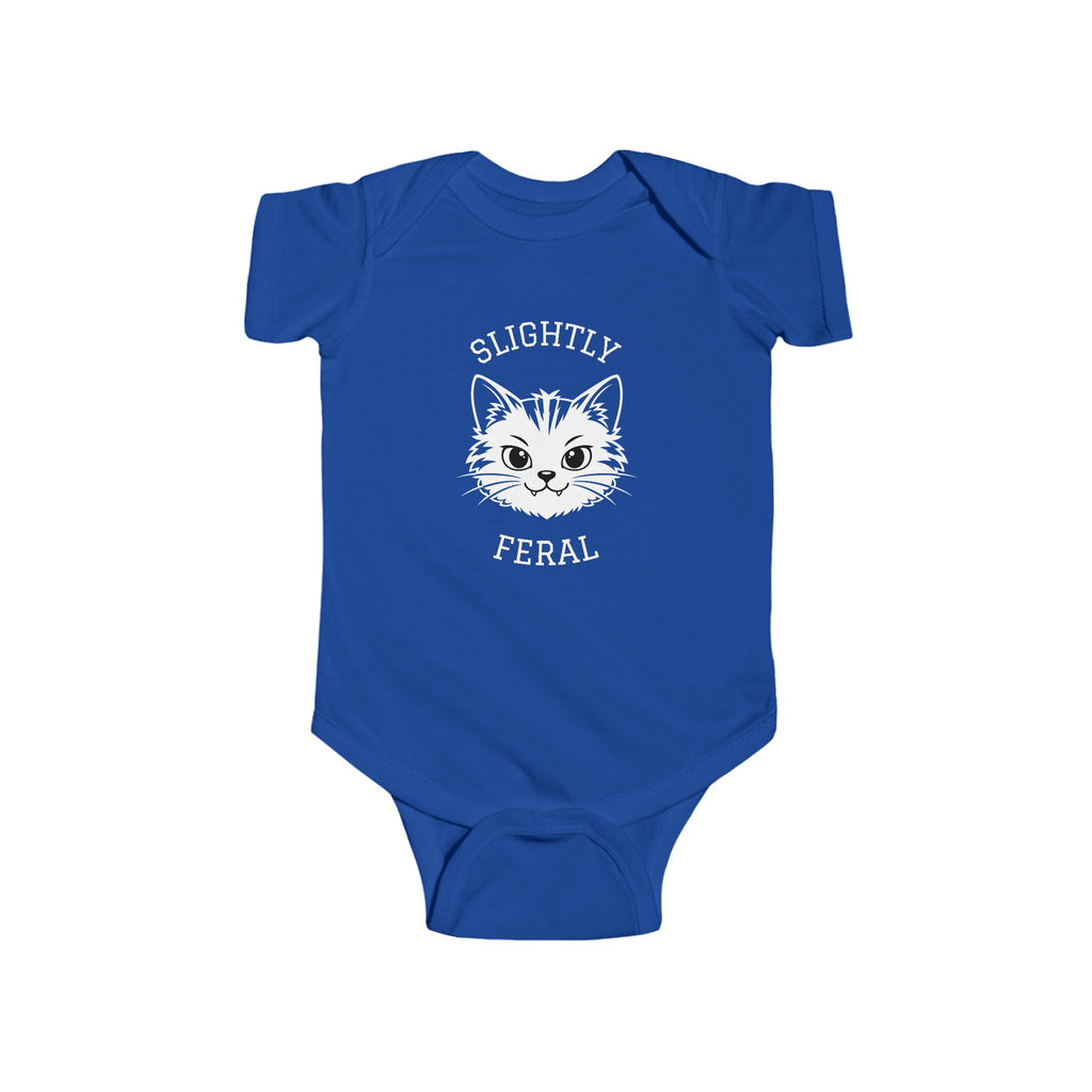 Slightly Feral Baby — Cute Cat Infant Onesie