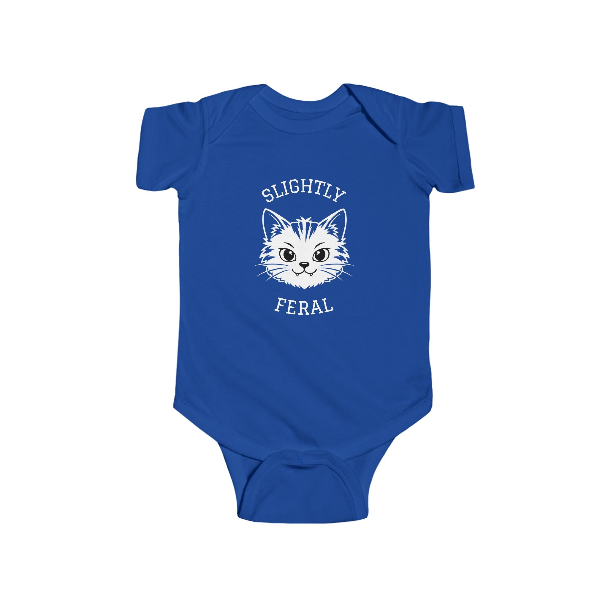 Slightly Feral Baby — Cute Cat Infant Onesie
