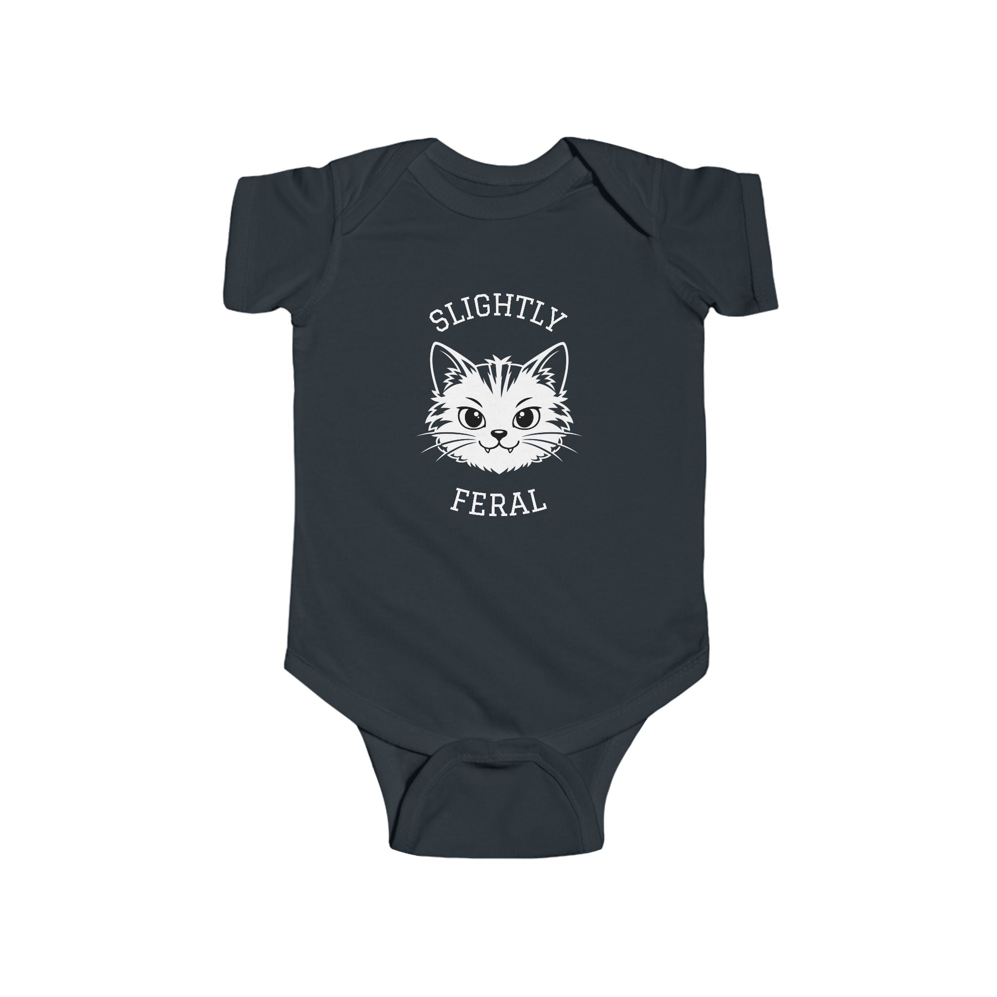 Slightly Feral Baby — Cute Cat Infant Onesie
