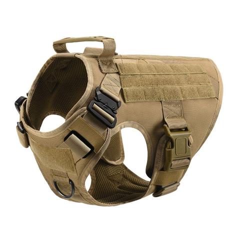 Tactical Dog Harness - Adjustable - Military Style