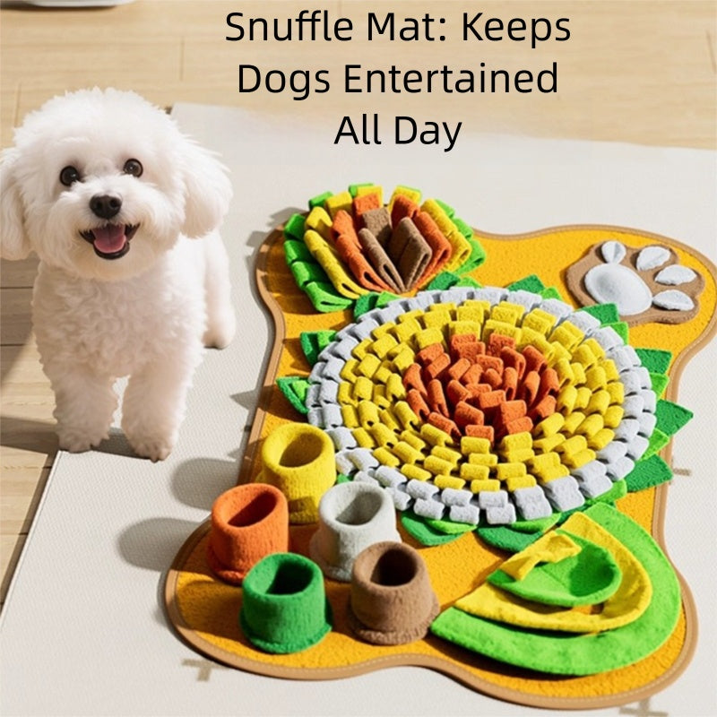 Snuffle Mat - Pet Enrichment - Dog - Cat - Treat Toy - Sniffing Mat