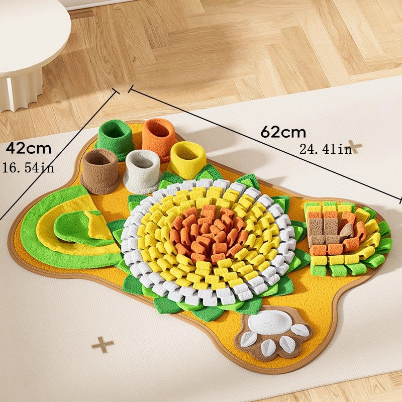 Snuffle Mat - Pet Enrichment - Dog - Cat - Treat Toy - Sniffing Mat