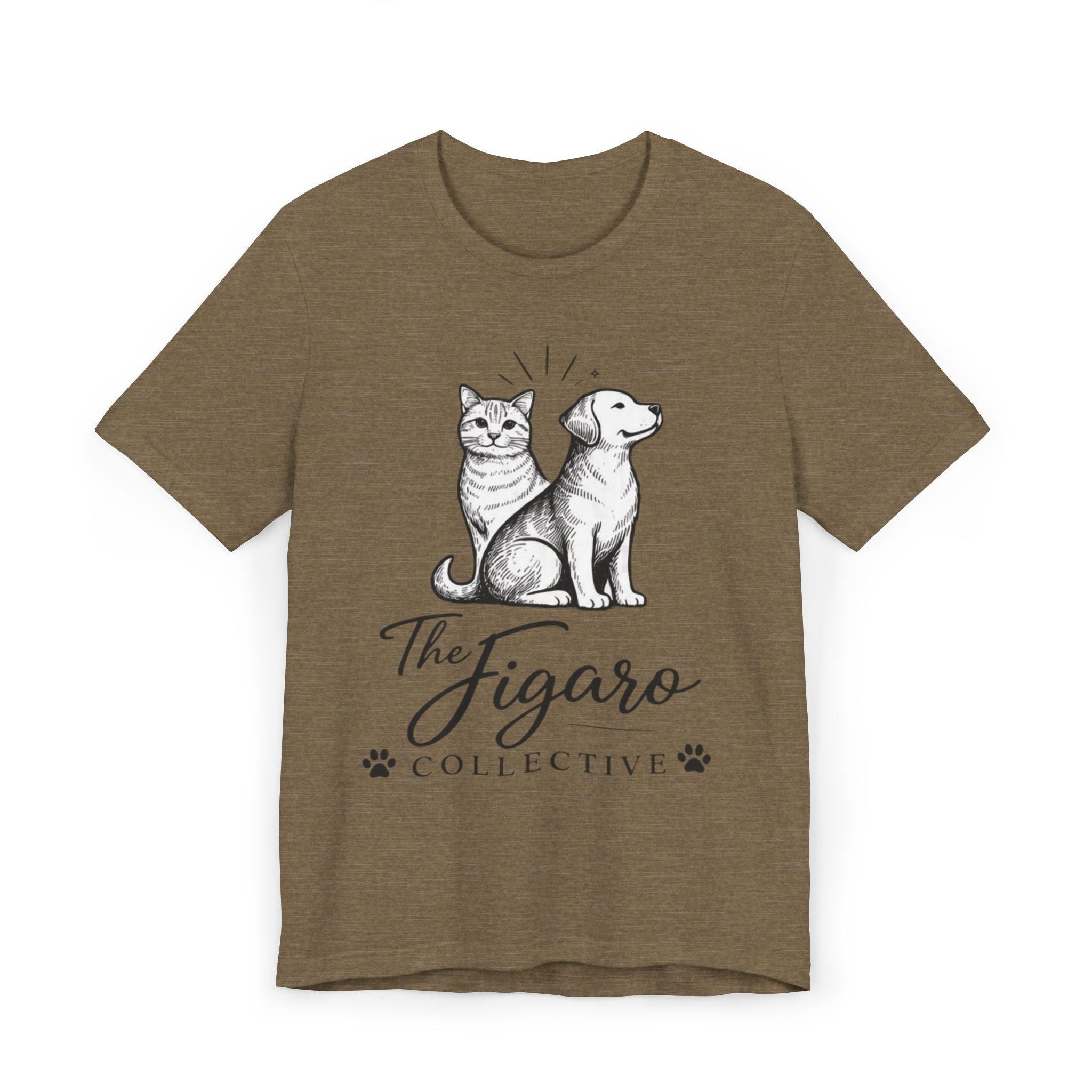 Figaro & Angus - Cat and Dog Siblings T-Shirt