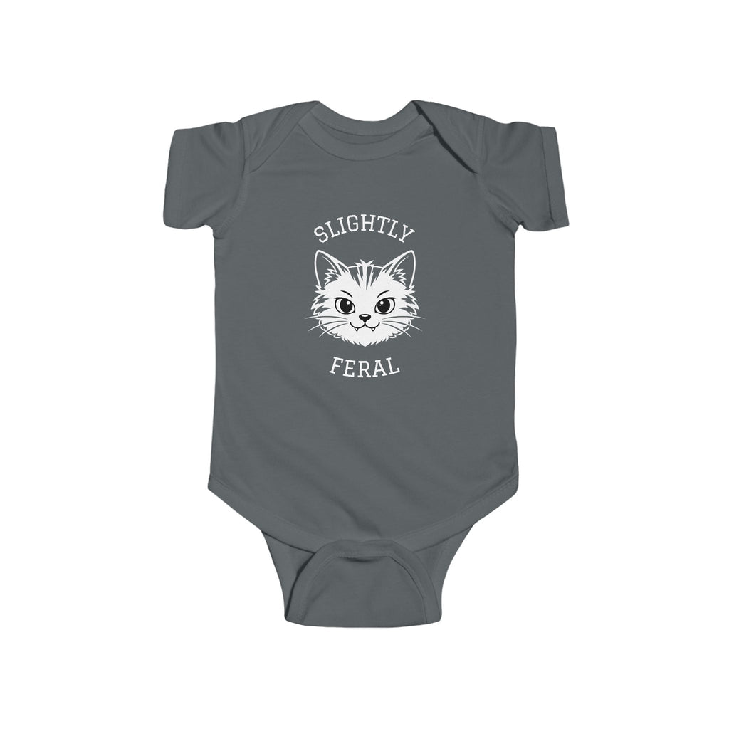 Slightly Feral Baby — Cute Cat Infant Onesie