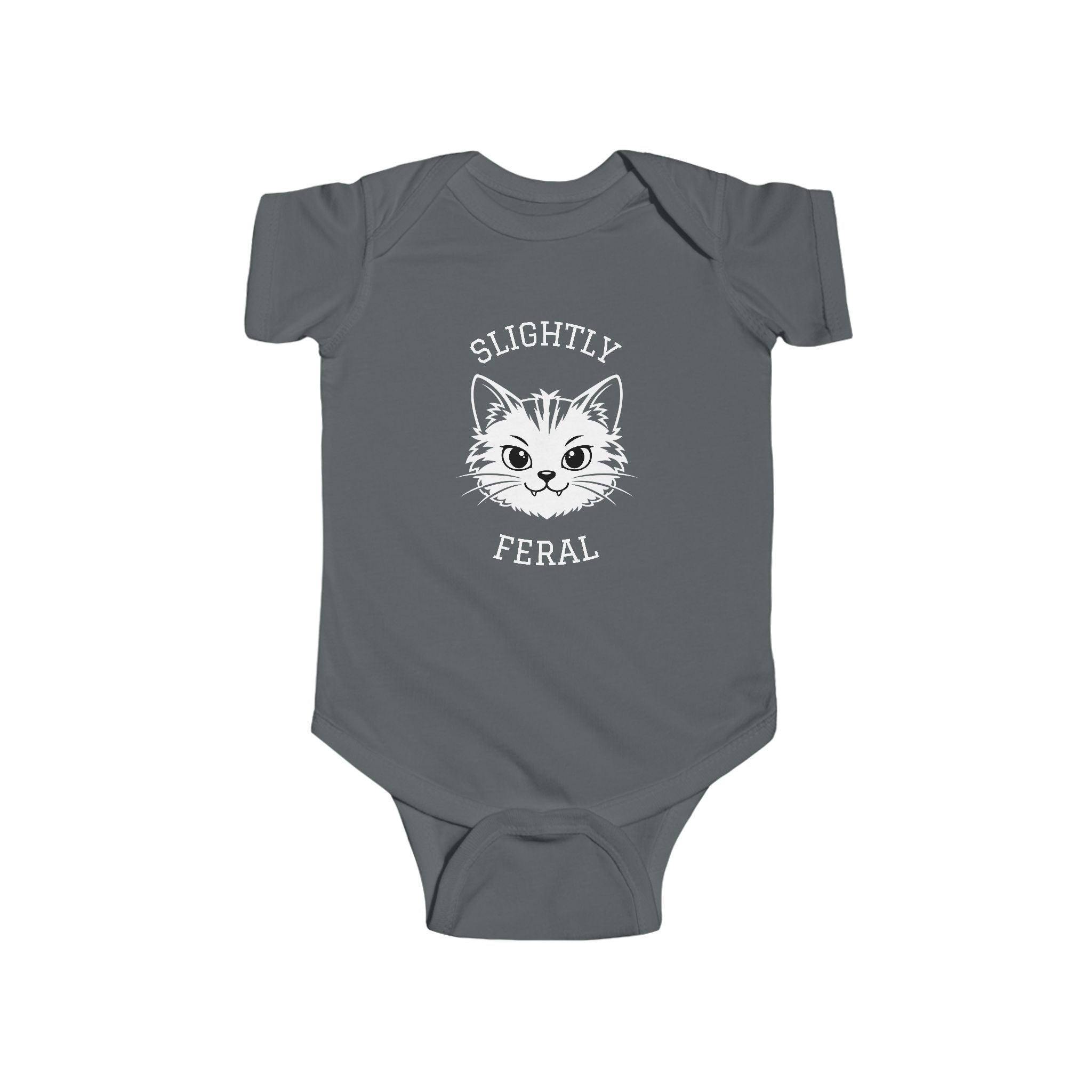 Slightly Feral Baby — Cute Cat Infant Onesie