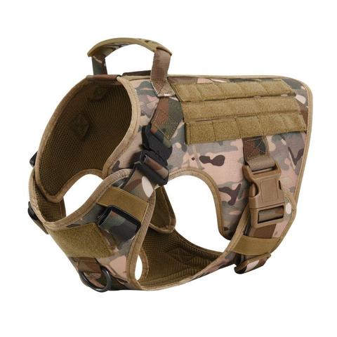 Tactical Dog Harness - Adjustable - Military Style