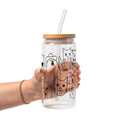 Iconic Meme Cats Glass Cup, Mug & Tumbler with Lid and Straw
