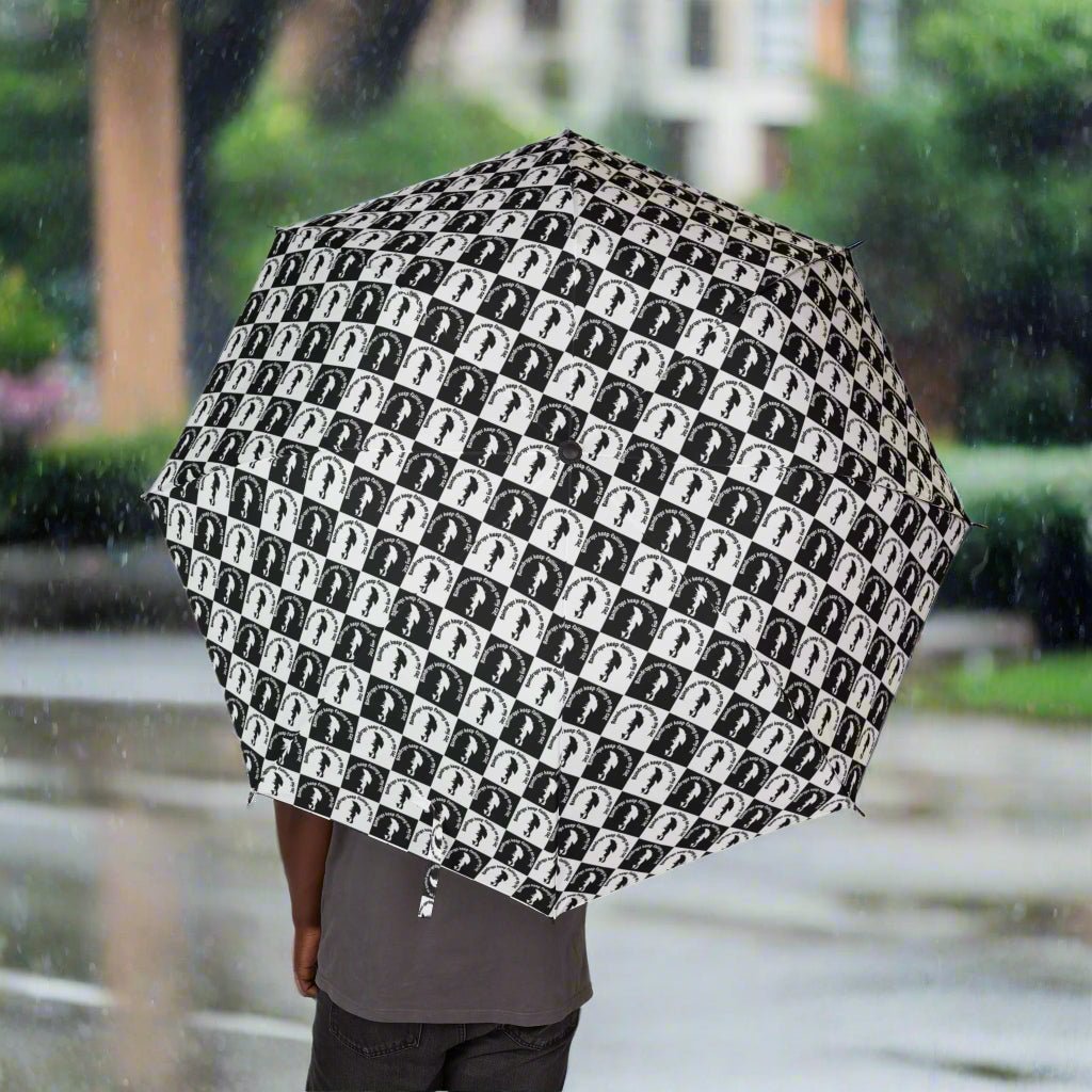 Raindrops Falling on my Cat Umbrella, Foldable